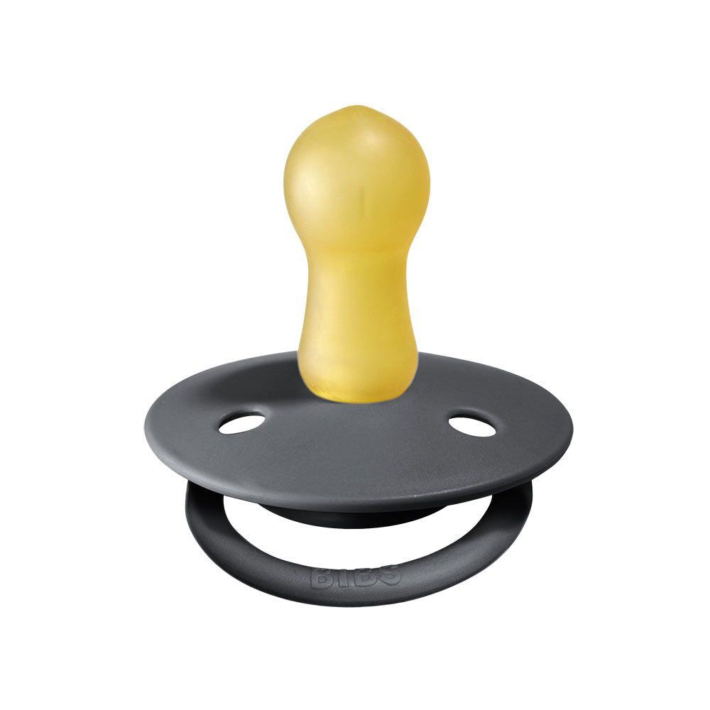 BIBS De Lux - Iron/Baby-blue