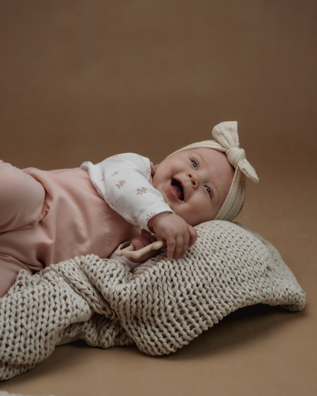 Personalized romper - Marshmallow