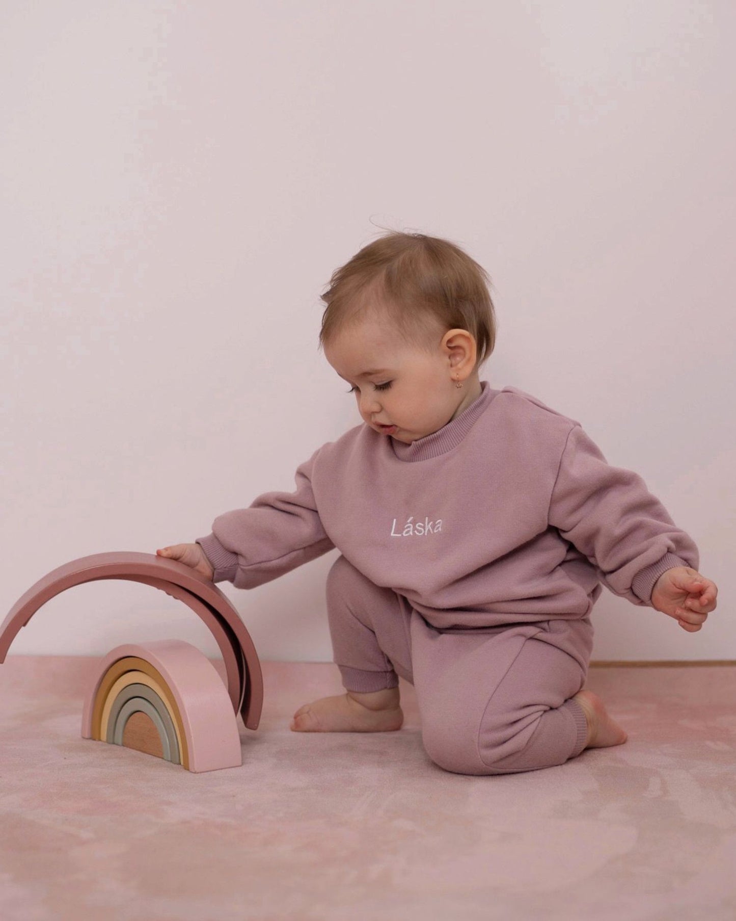 Personalized tracksuit Basic - Pink