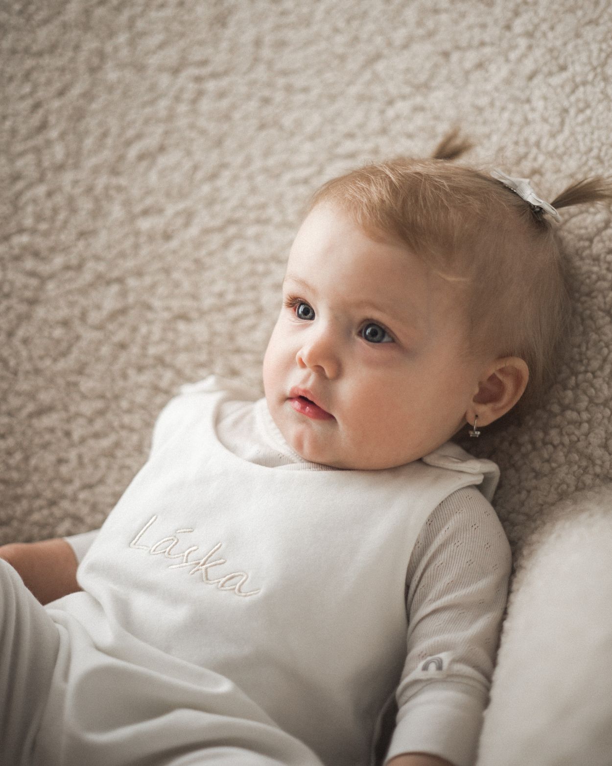 Personalized romper - Cream