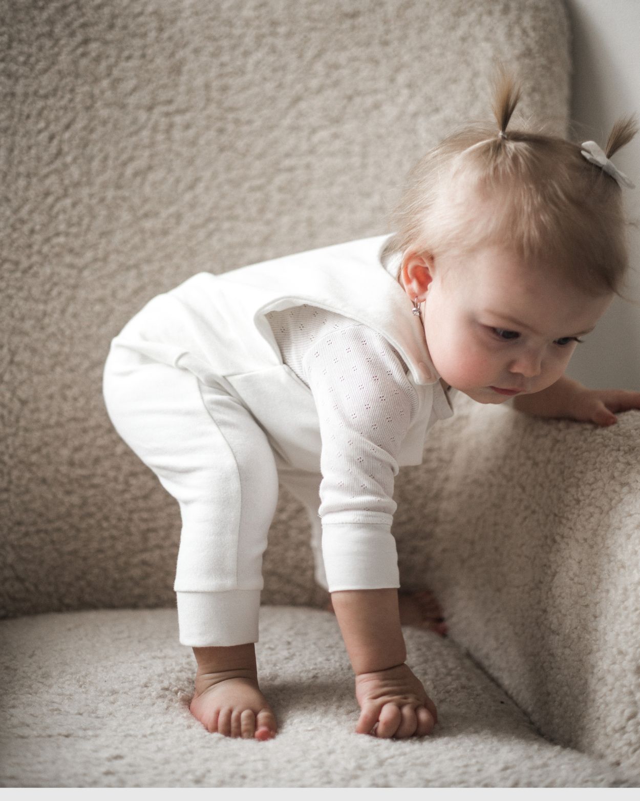 Personalized romper - Cream