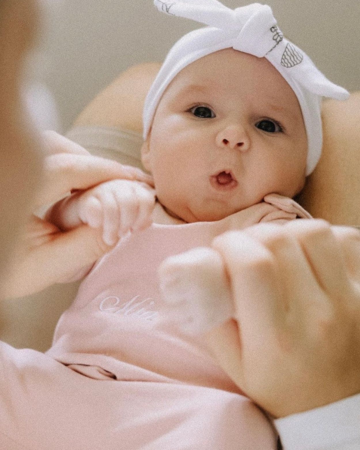 Personalized romper - Marshmallow