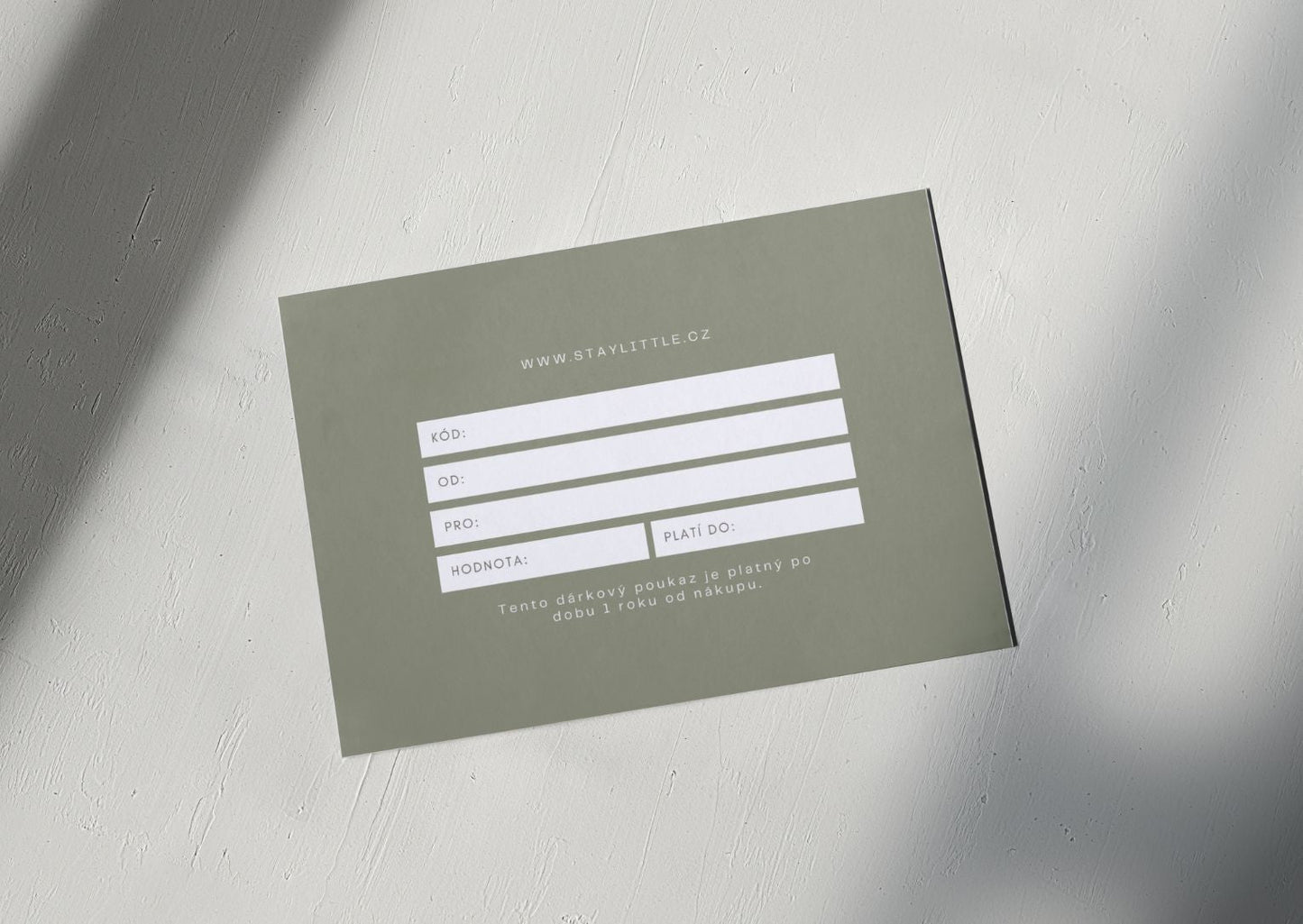 Dárkový poukaz