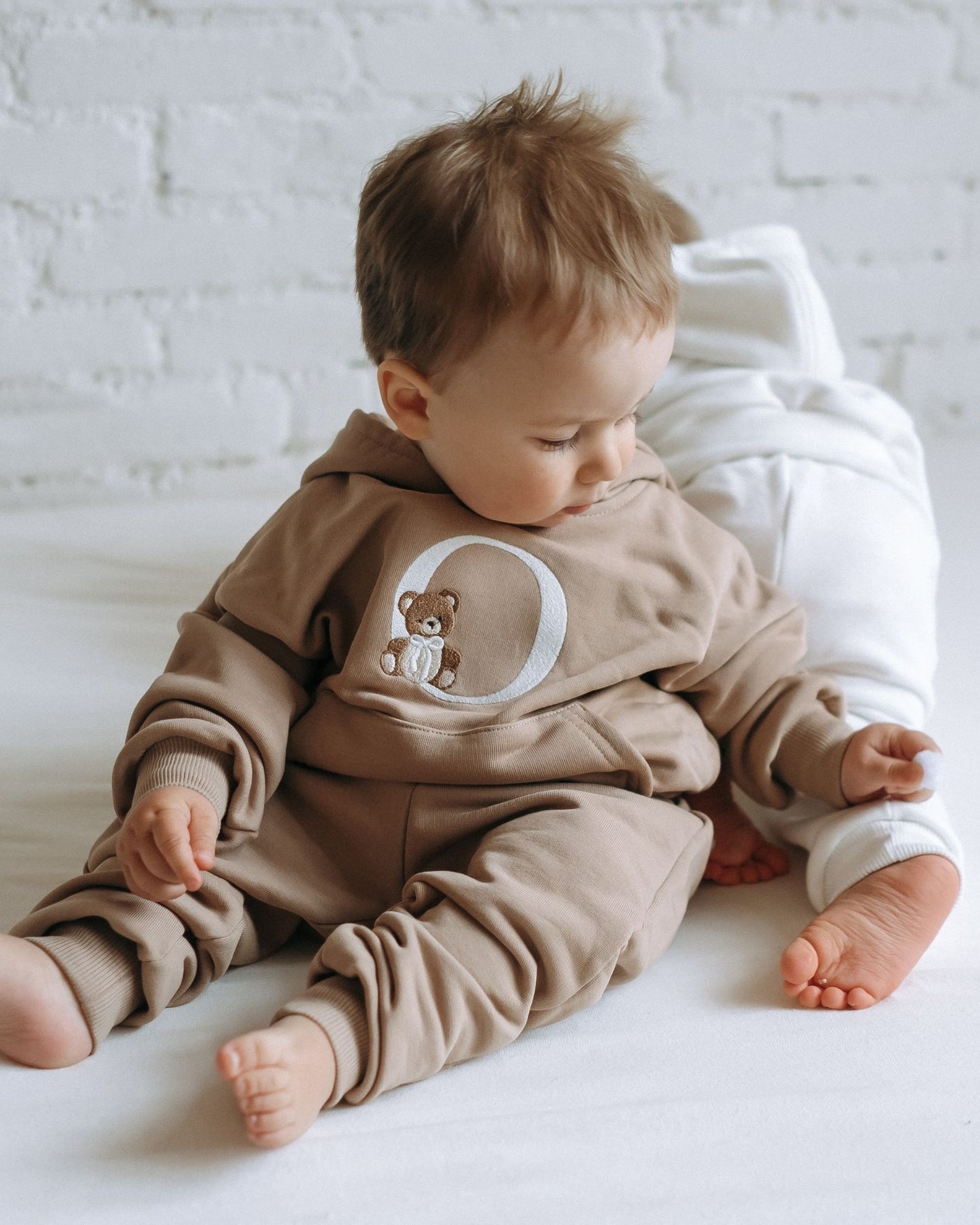 Personalized hooded set - Latte