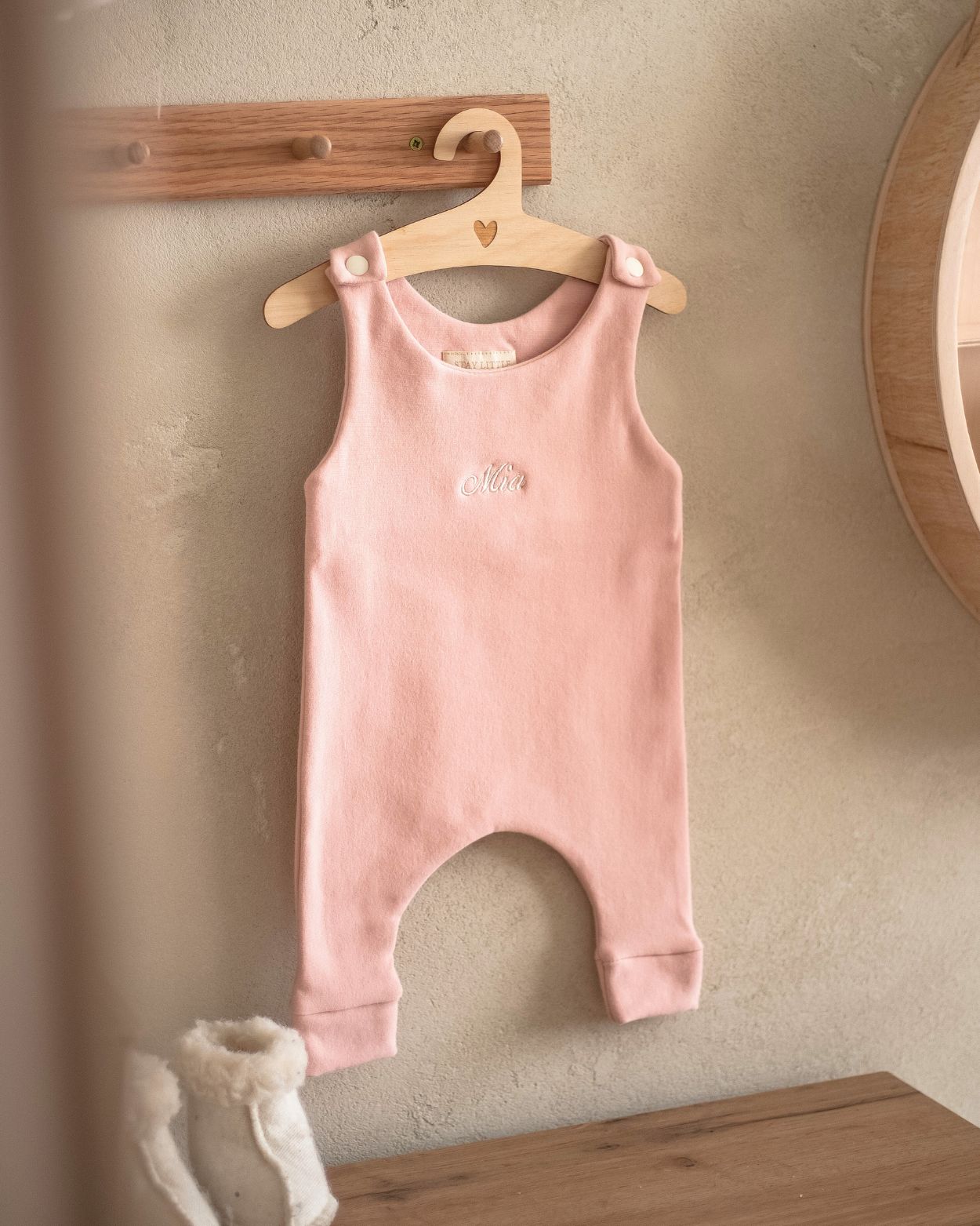 Personalized romper - Marshmallow