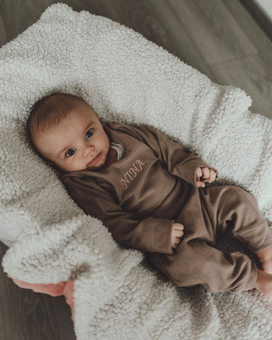 Personalised tracksuit - Cocoa