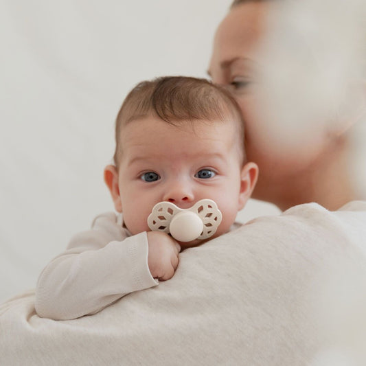 BIBS Infinity anatomic pacifiers - Ivory/Sage