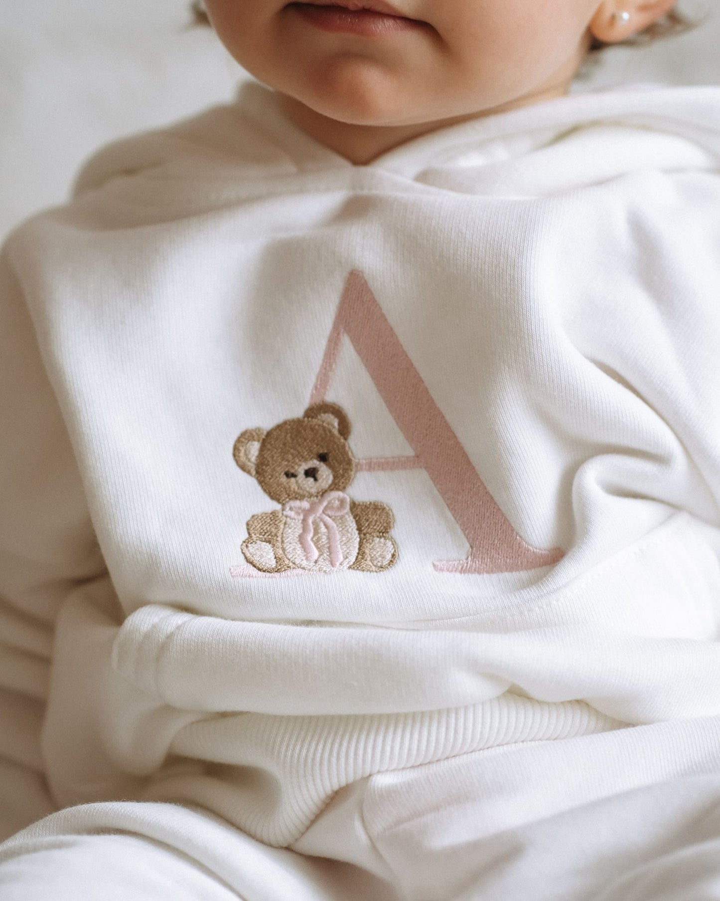 Personalized hooded set - Cream