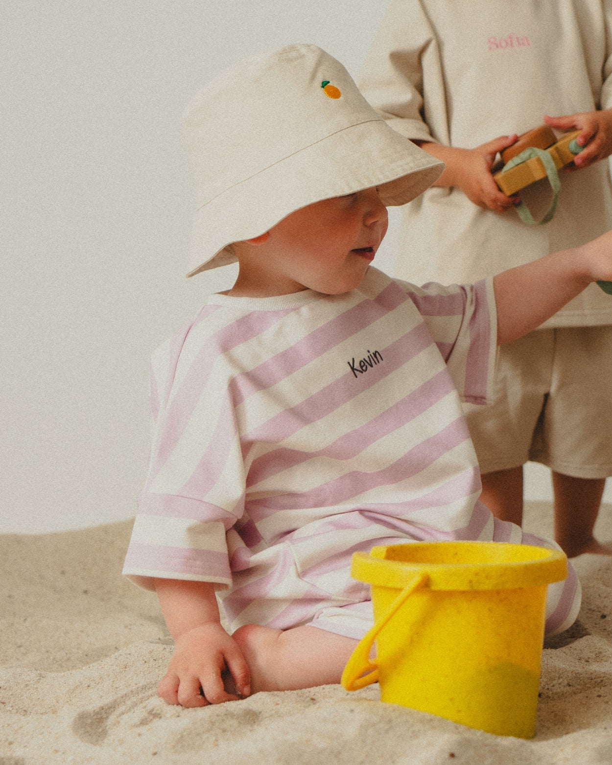 Personalized set - t-shirt with shorts - Lila