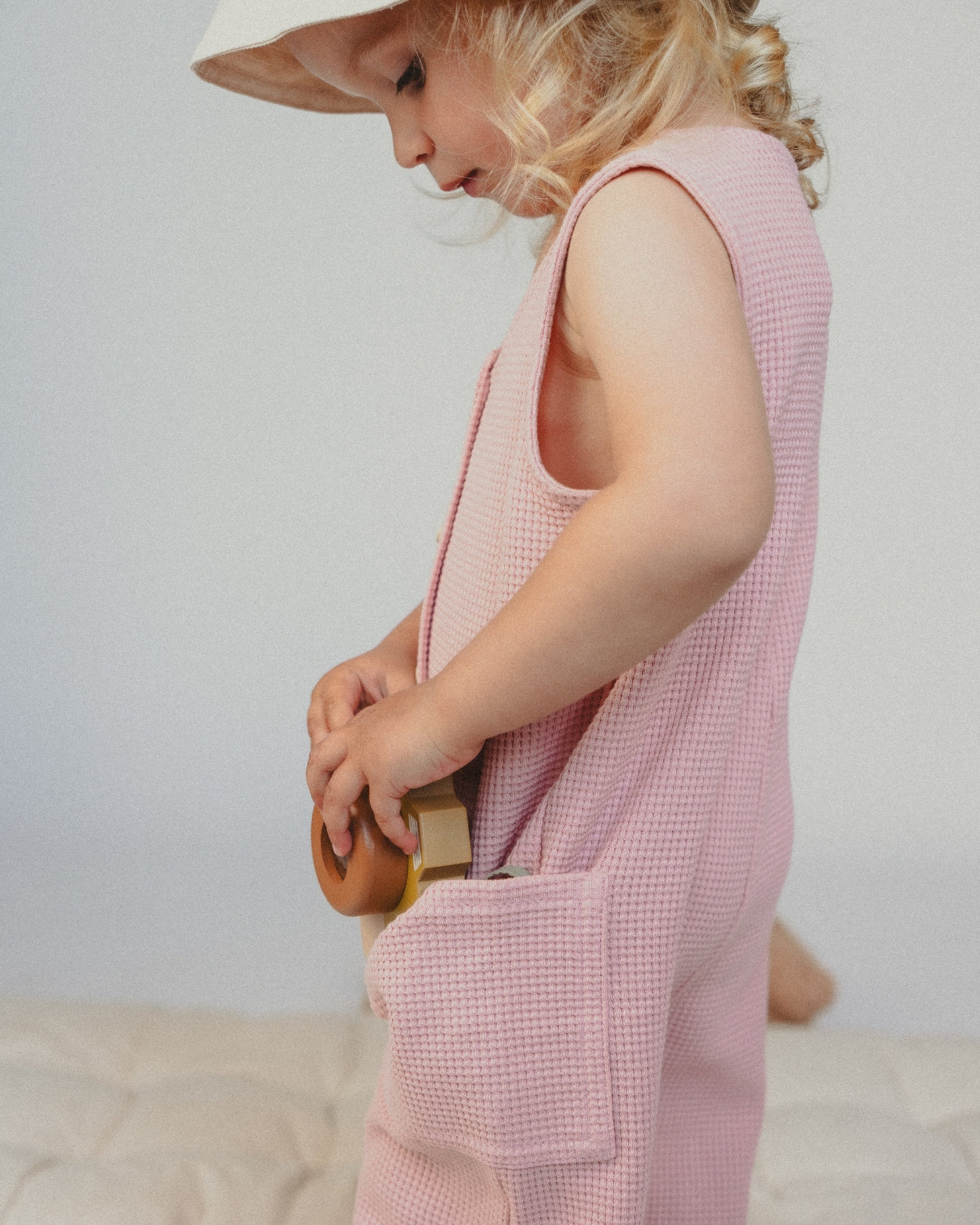 Overall Waffle - Marshmallow