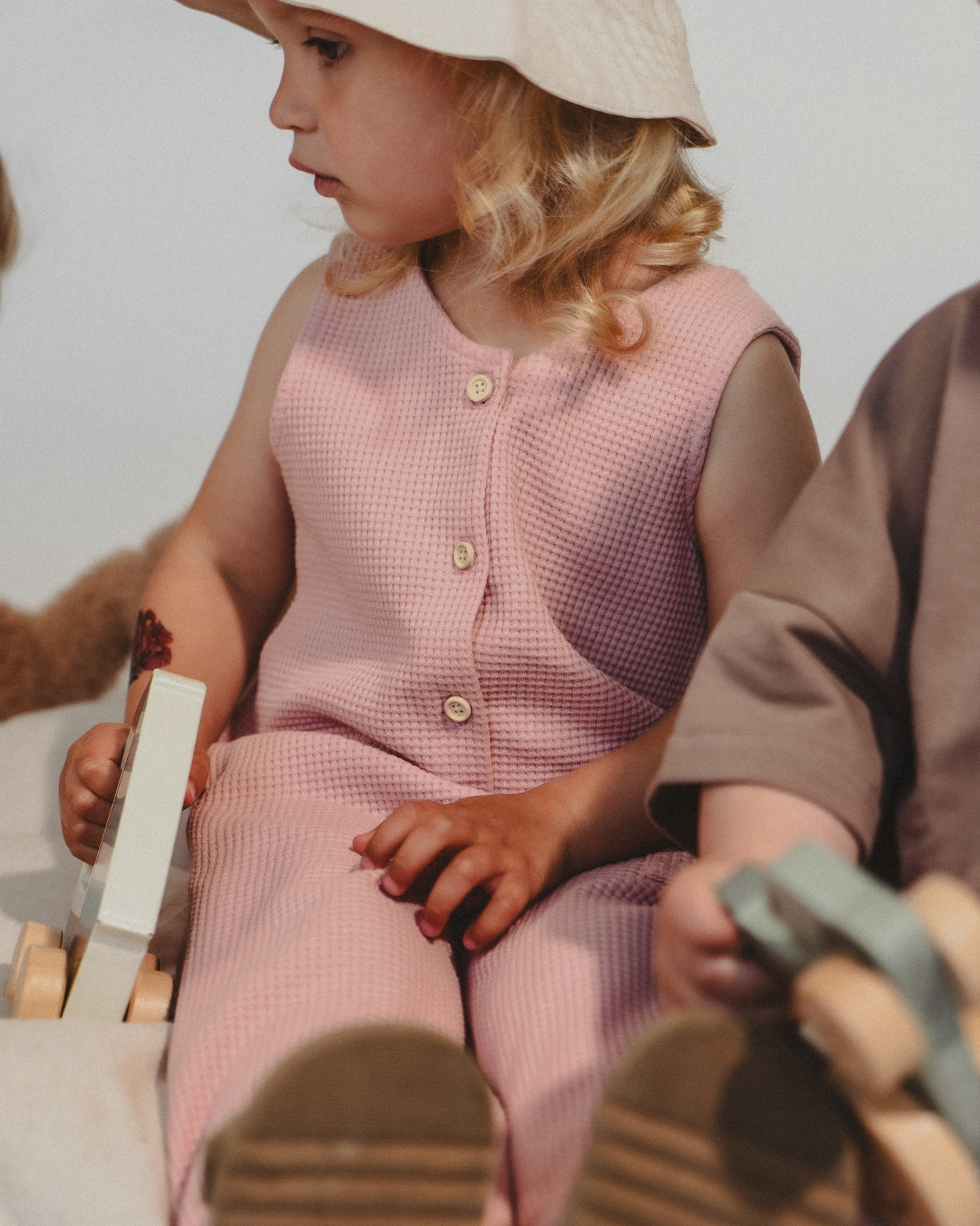 Overall Waffle - Marshmallow