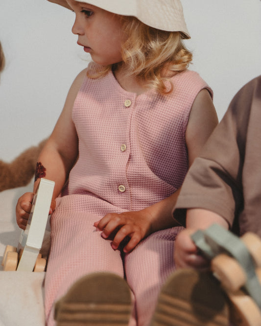 Overall Waffle - Marshmallow