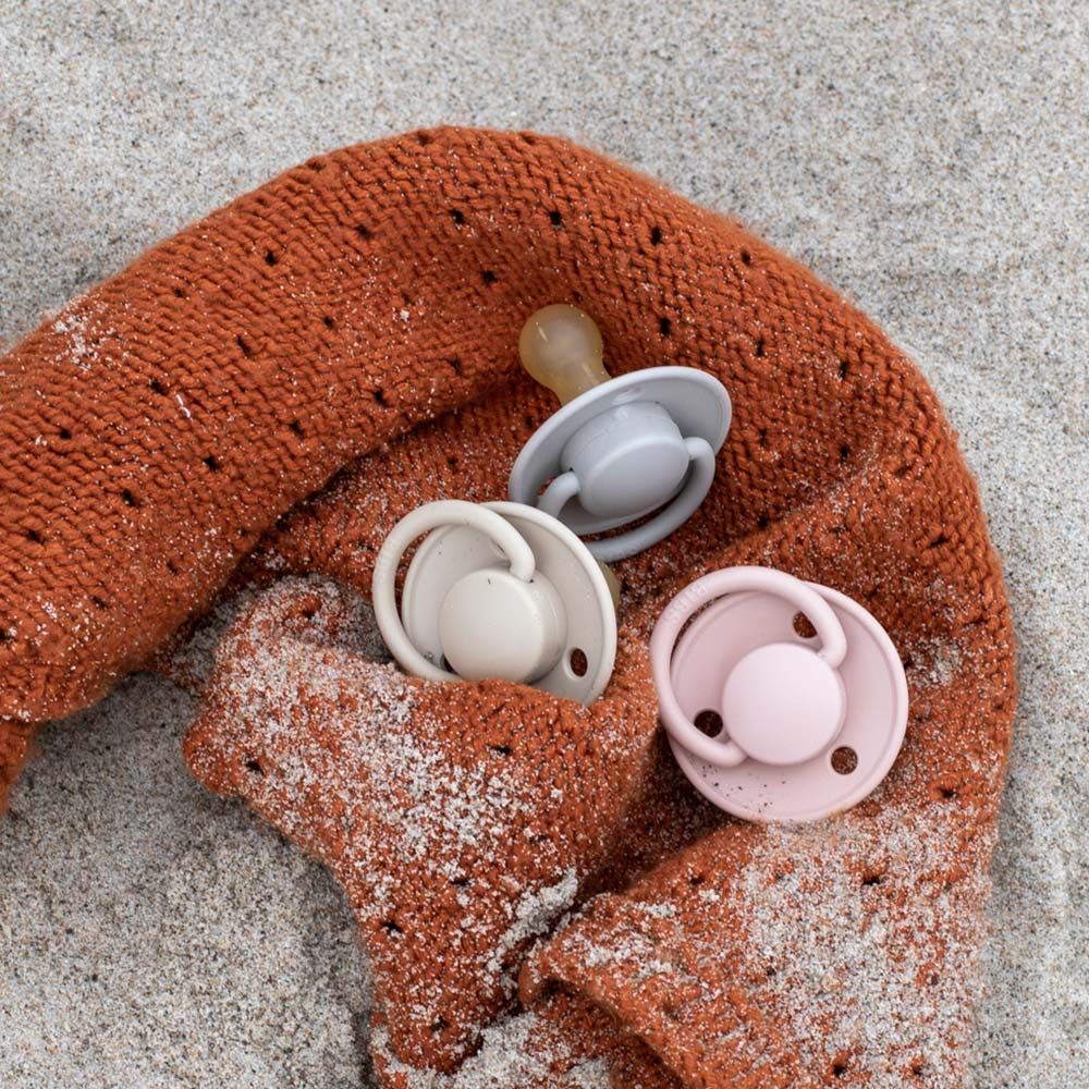 BIBS De Lux Ivory / Blush