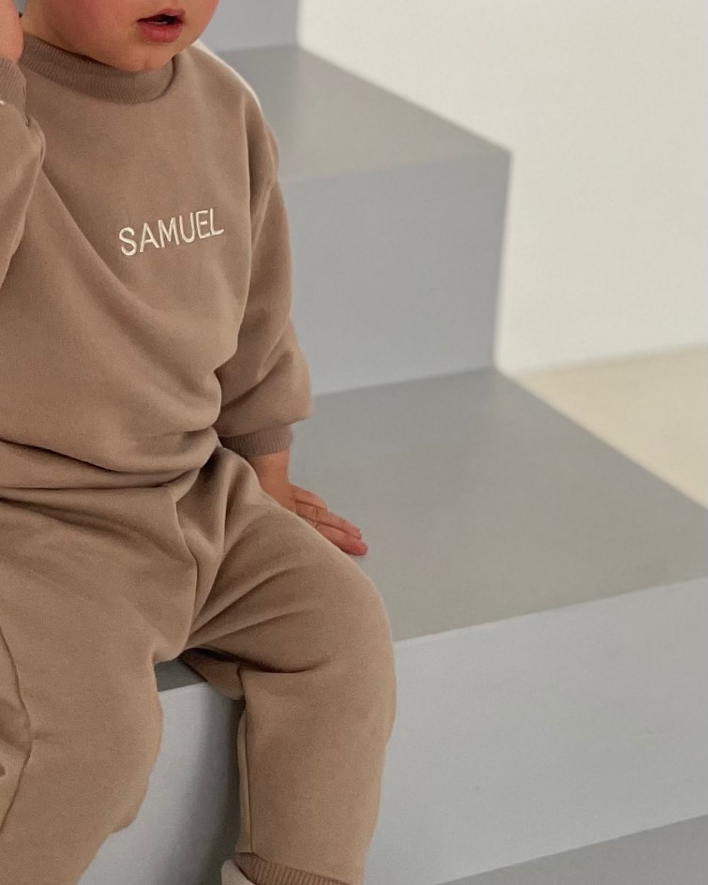 Personalized tracksuit Basic - Latte