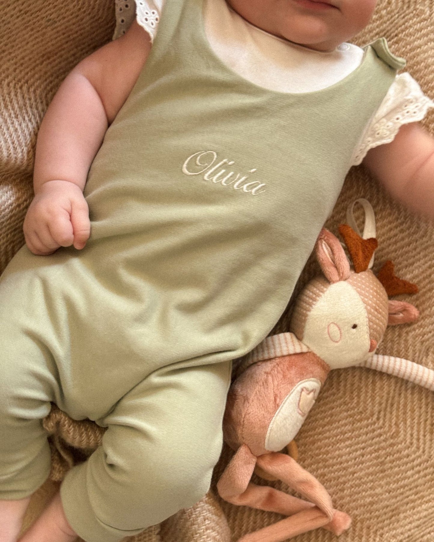 Personalized romper - Pistachio