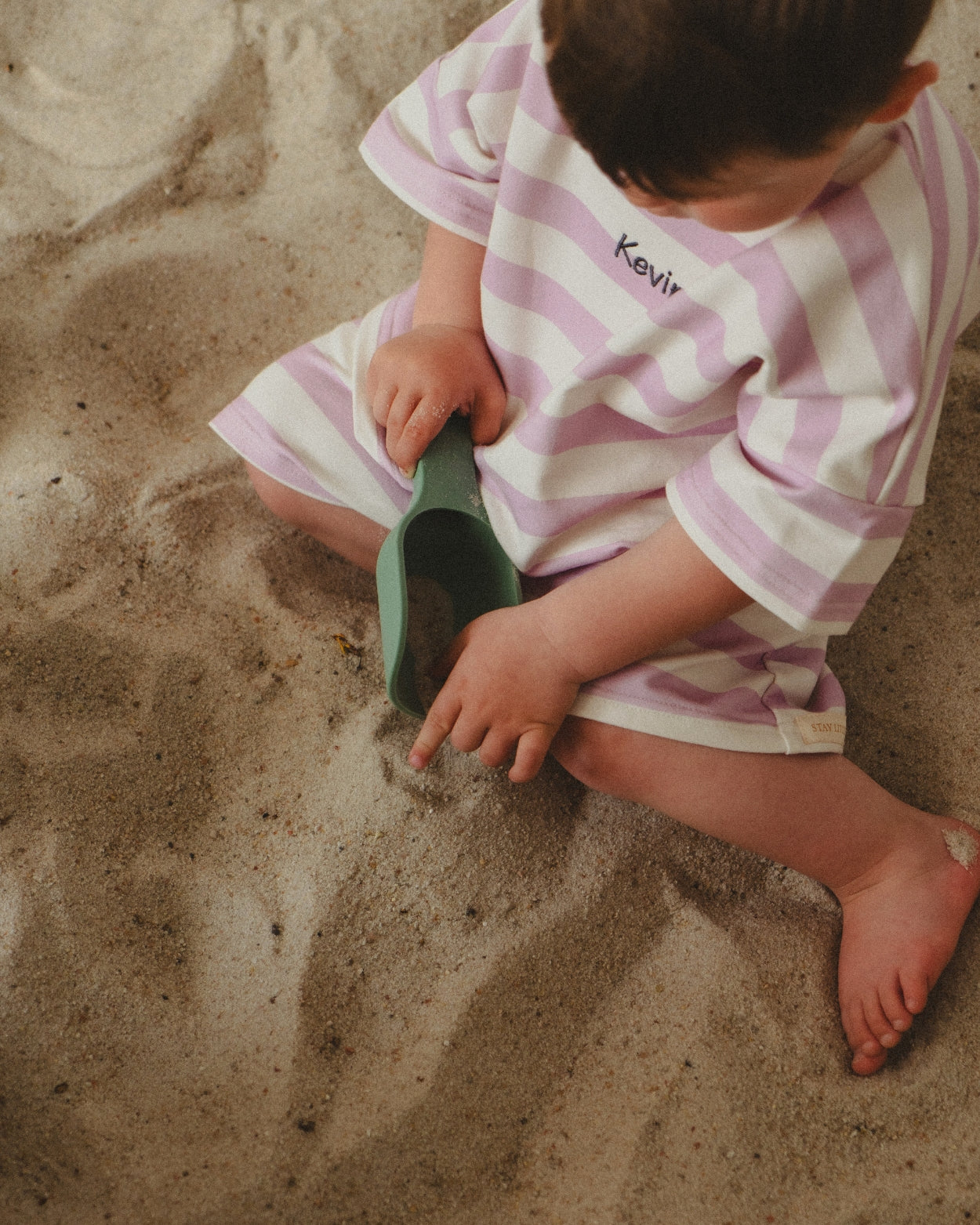 Personalized set - t-shirt with shorts - Lila