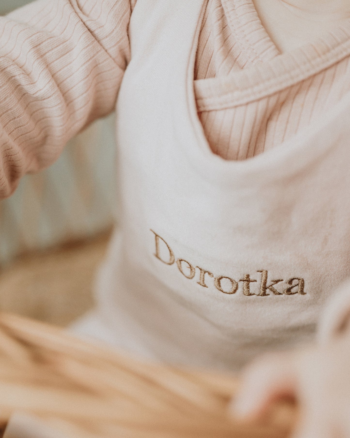 Personalized romper - Marshmallow