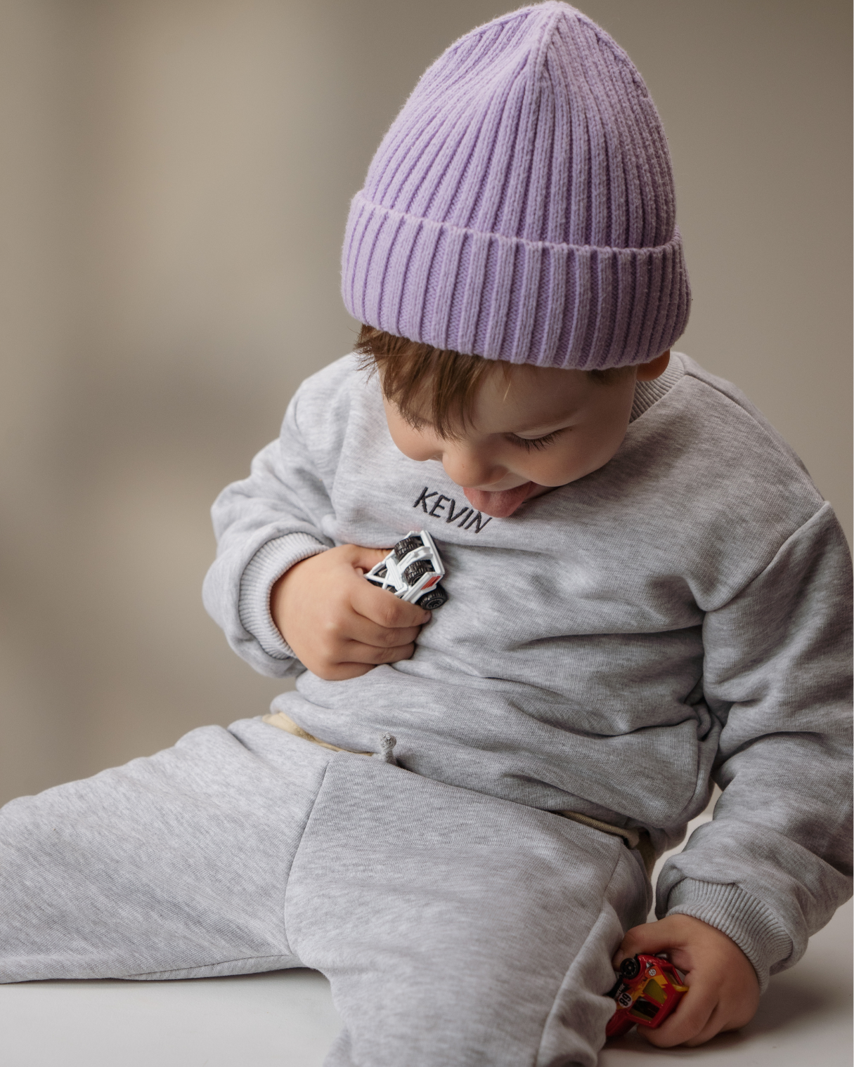 Personalized tracksuit Basic - Gray