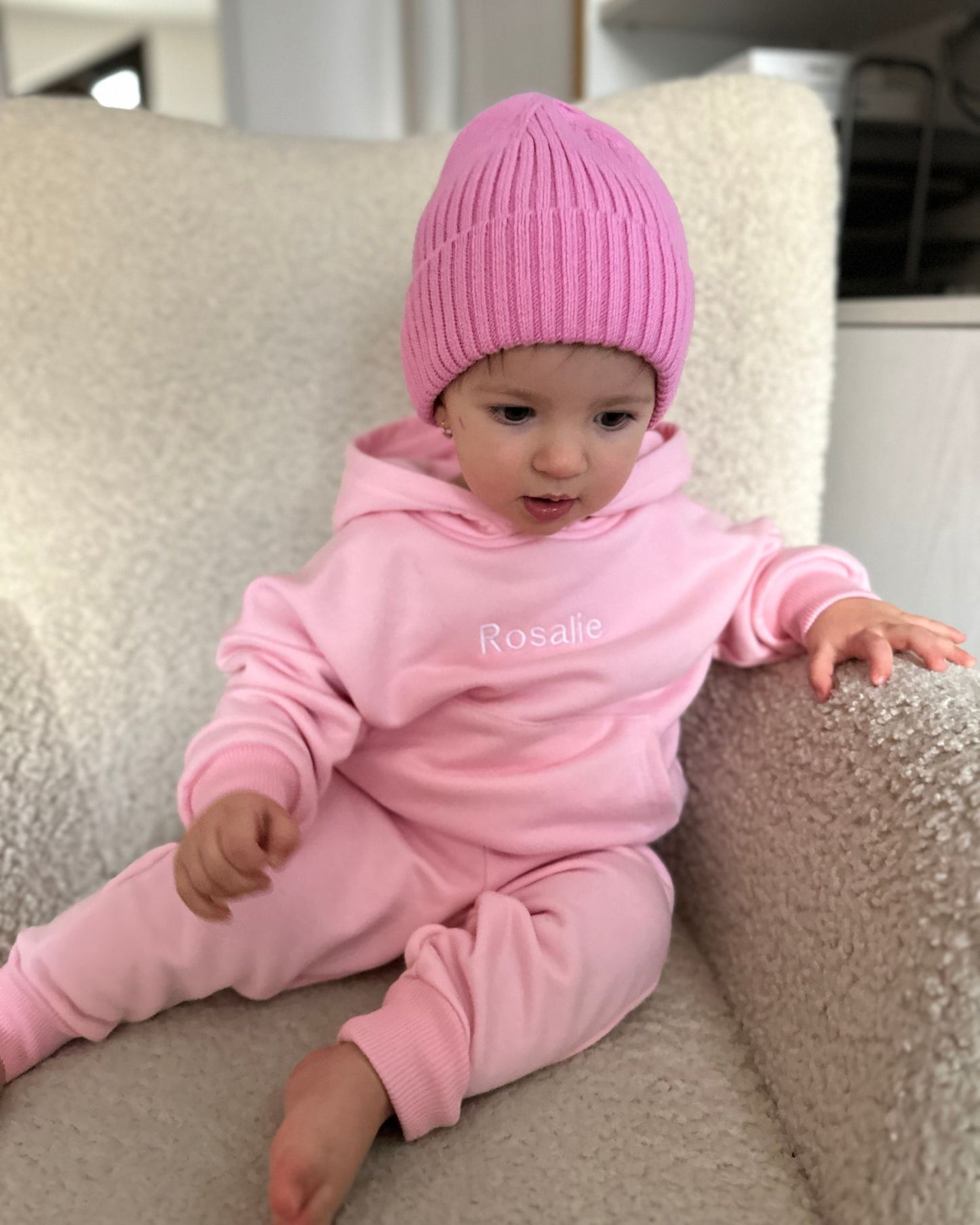 Personalized hooded set - Pink