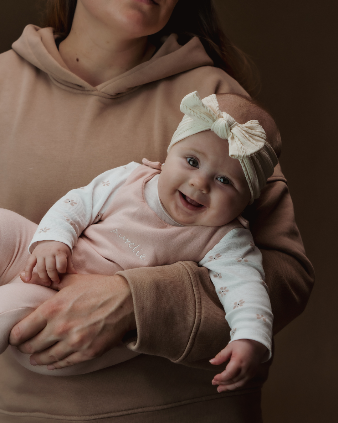 Personalized romper - Marshmallow