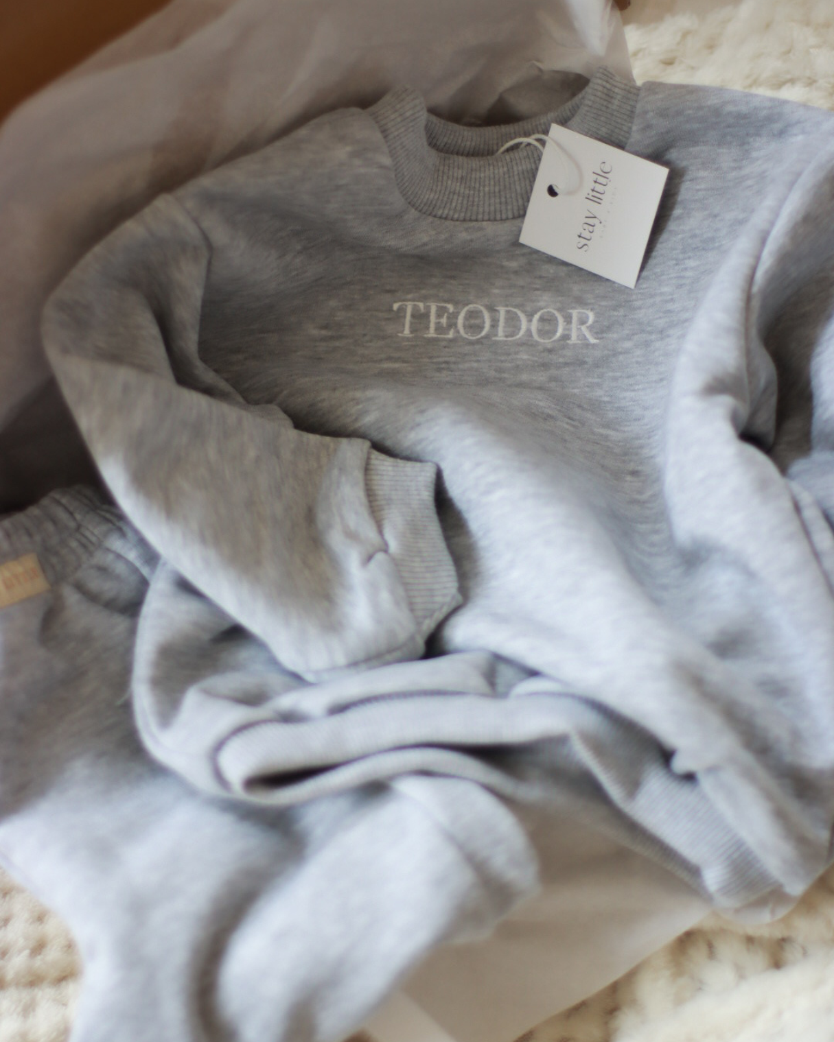 Personalized tracksuit Basic - Gray