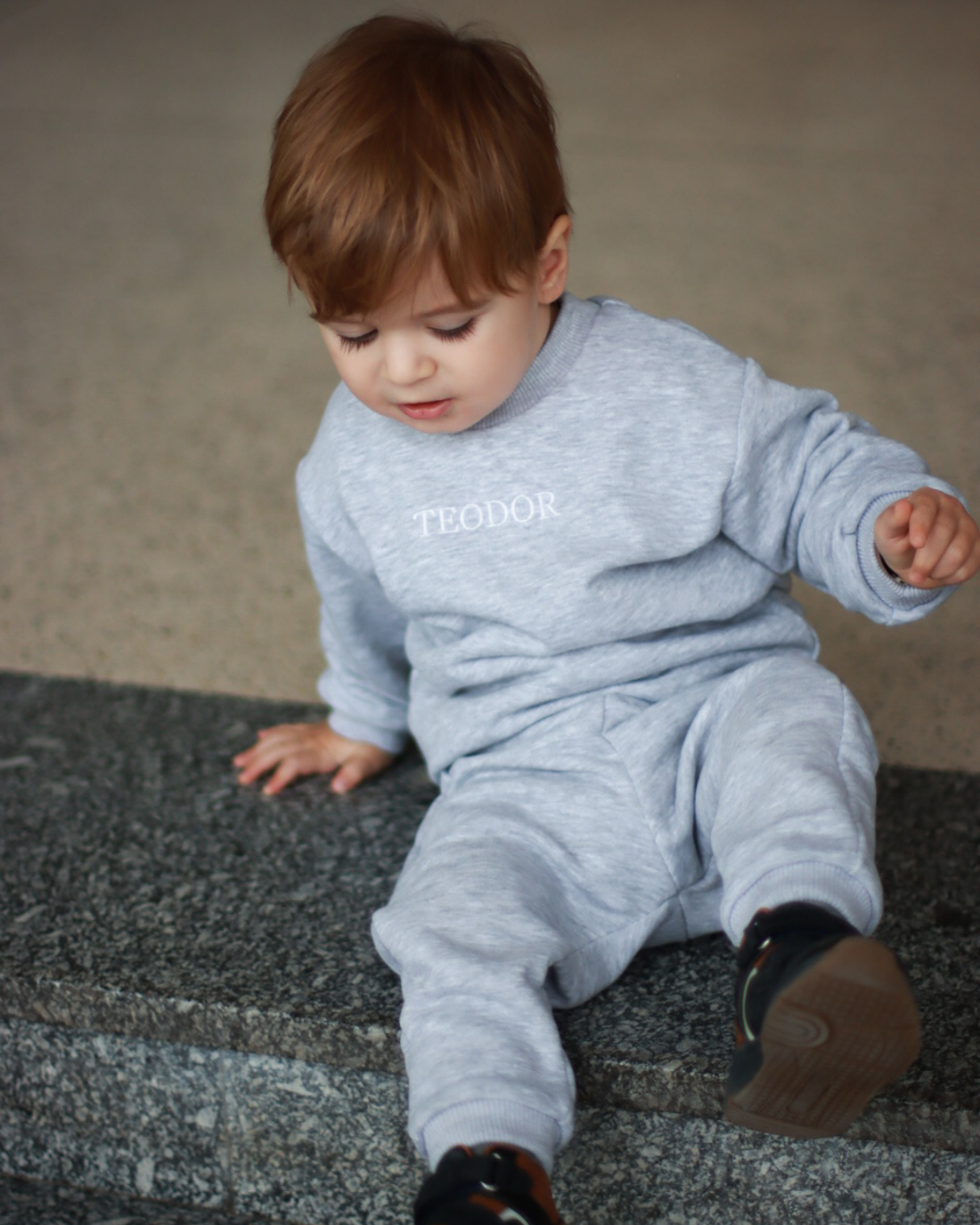 Personalized tracksuit Basic - Gray