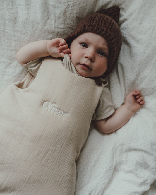 Muslin sleeping bag - Beige