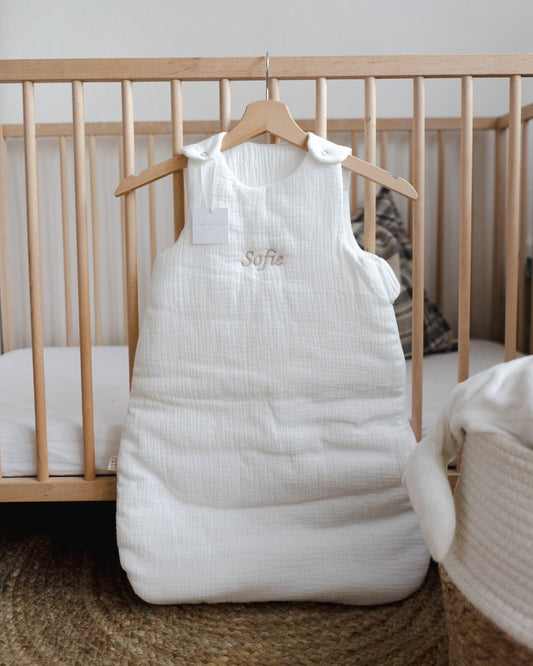 Muslin Sleeping Bag - Cream