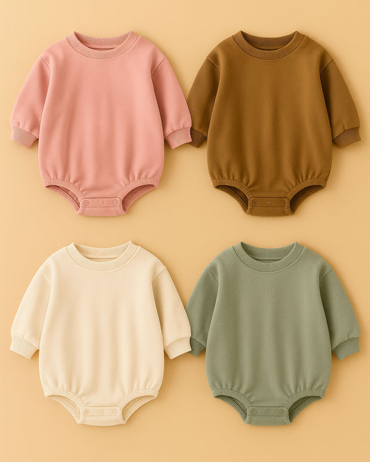 Personalized baby sweatshirt bodysuits