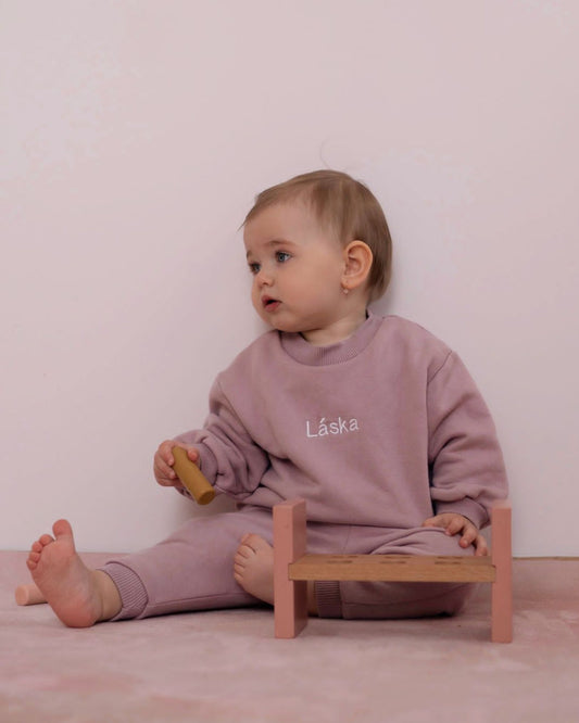 Personalized tracksuit Basic - Pink