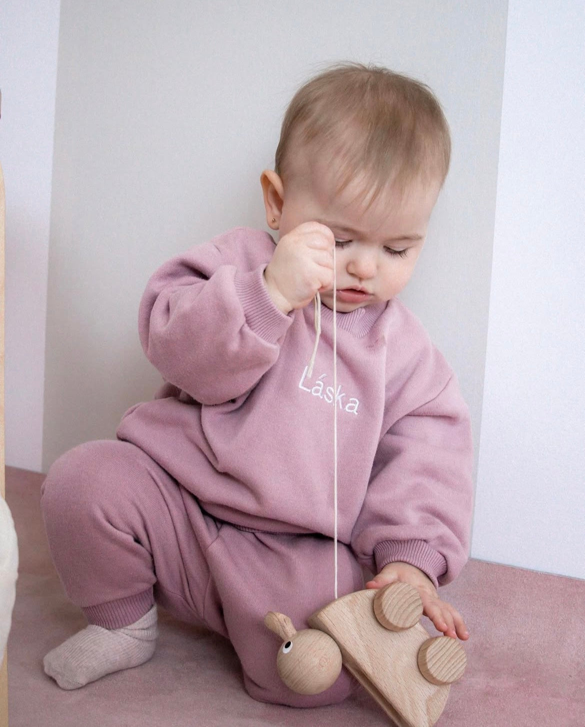 Personalized tracksuit Basic - Pink