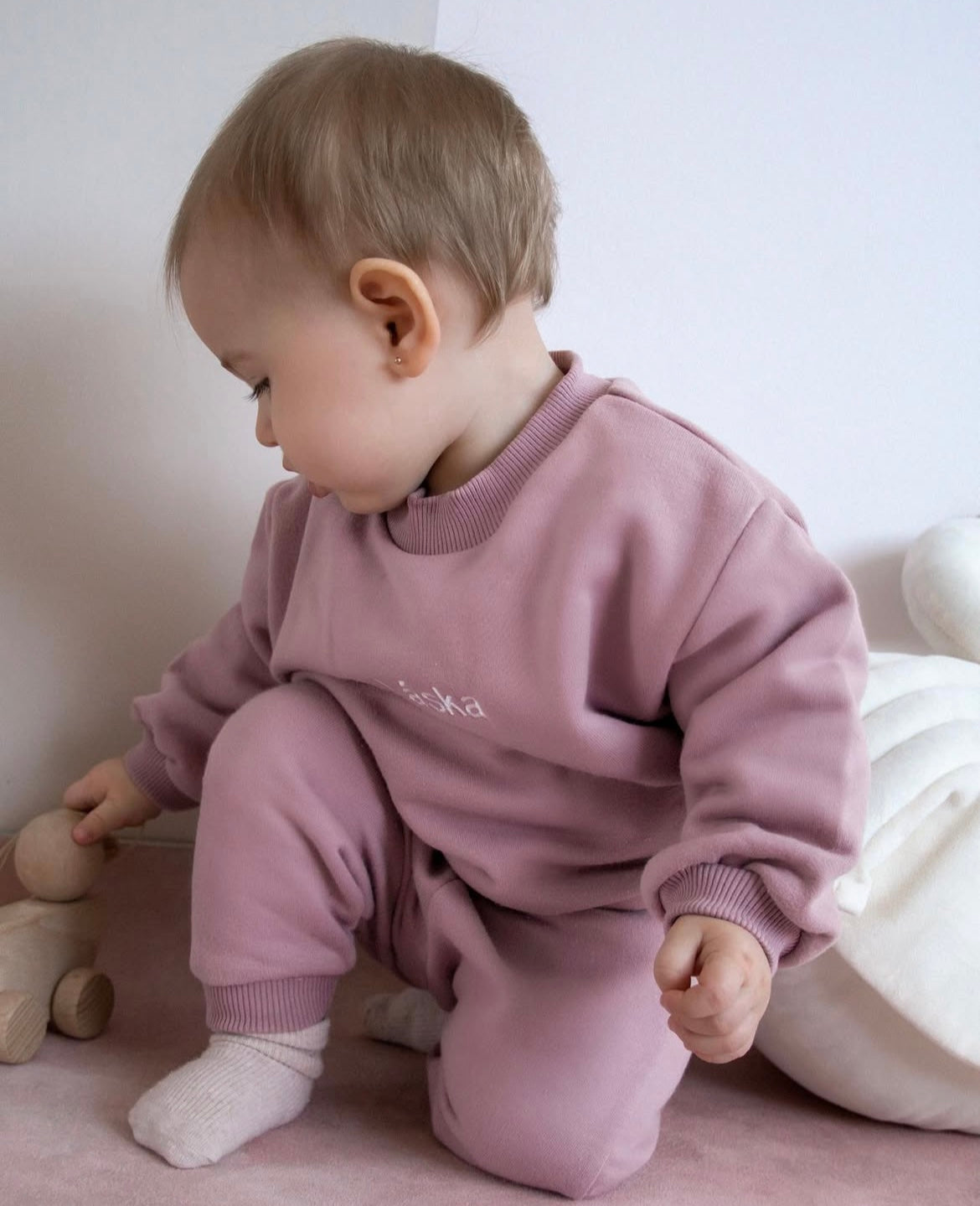 Personalized tracksuit Basic - Pink