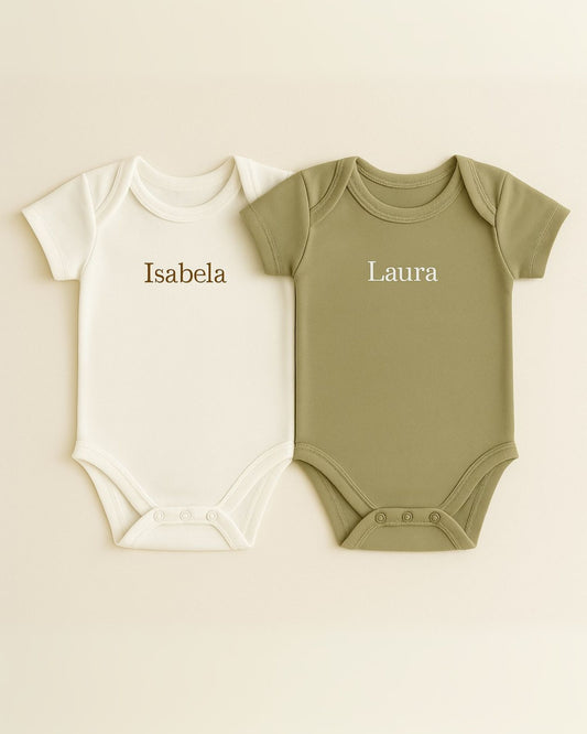 Personalized onesie - Khaki