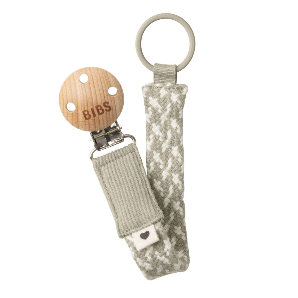 BIBS pacifier clip - Sand / Ivory