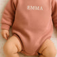 Personalized baby sweatshirt bodysuits