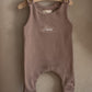 Personalized romper - Cocoa