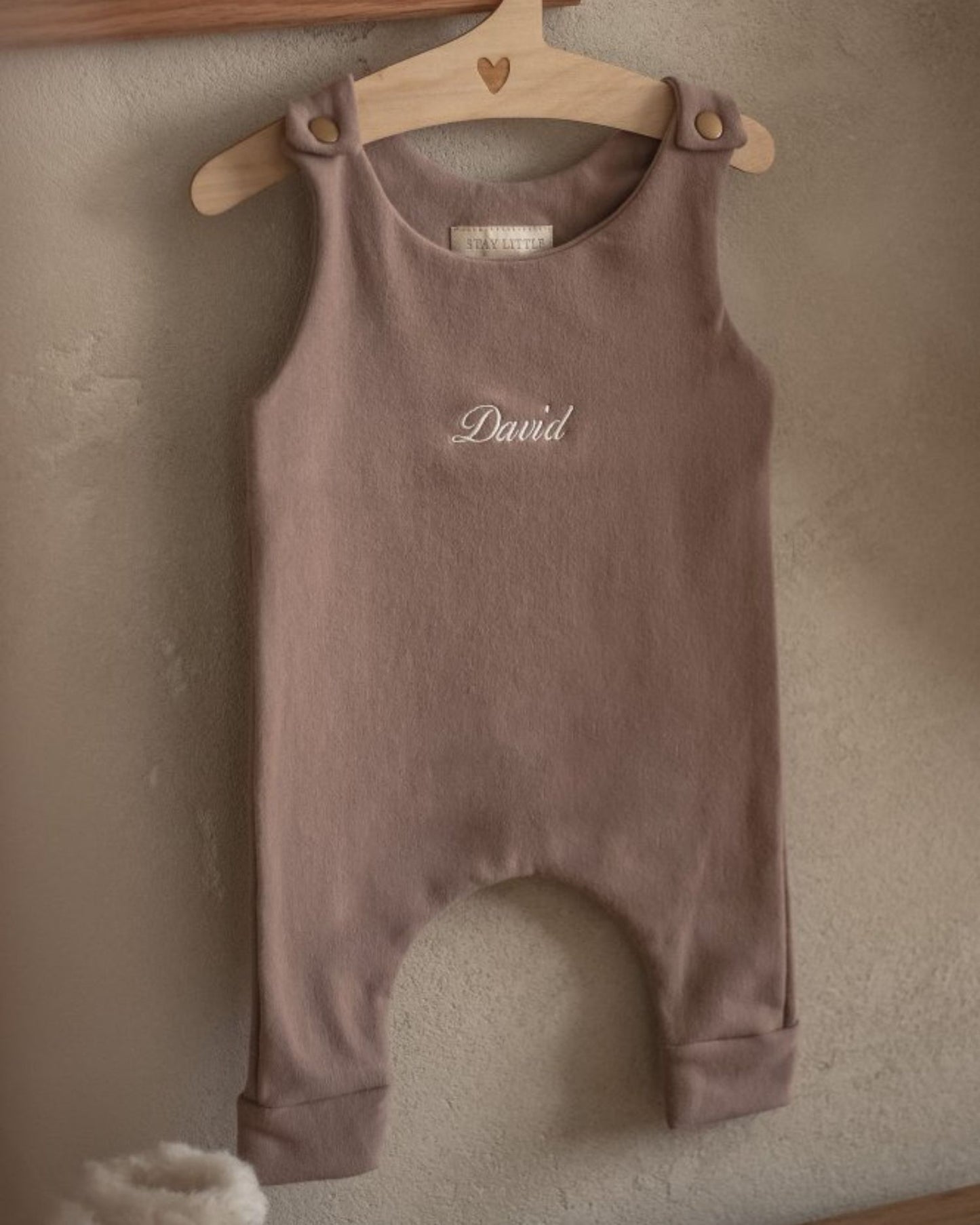 Personalized romper - Cocoa