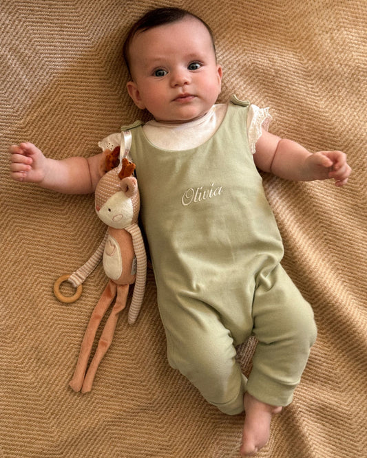Personalized romper - Pistachio