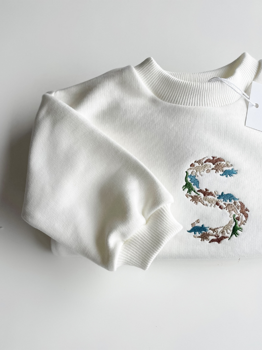 Personalized sweatshirt - Cream