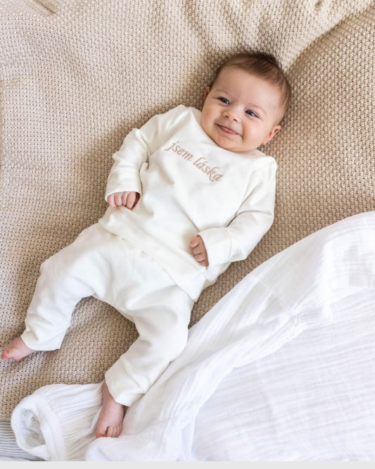 Personalised tracksuit - Cream