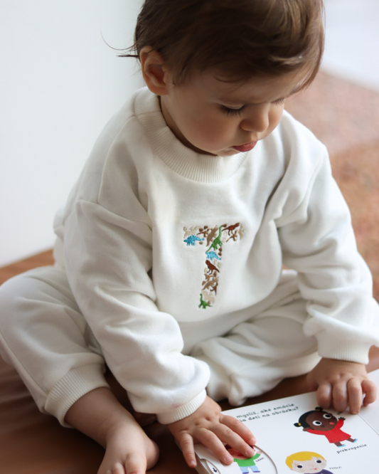 Personalized tracksuit Basic - Cream