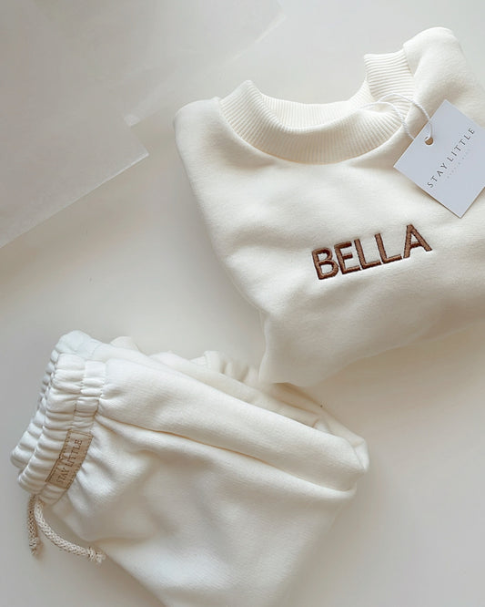 Personalized tracksuit Basic - Cream